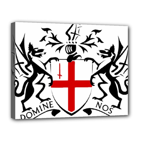 Coat Of Arms Of The City Of London Canvas 14  X 11  (stretched) by abbeyz71