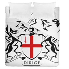 Coat Of Arms Of The City Of London Duvet Cover Double Side (queen Size) by abbeyz71