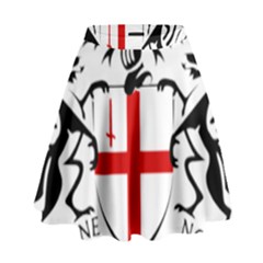Coat Of Arms Of The City Of London High Waist Skirt by abbeyz71