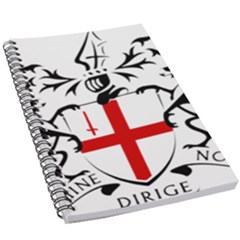 Coat Of Arms Of The City Of London 5 5  X 8 5  Notebook