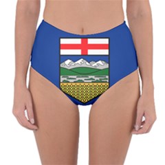 Flag Of Alberta Reversible High-waist Bikini Bottoms by abbeyz71