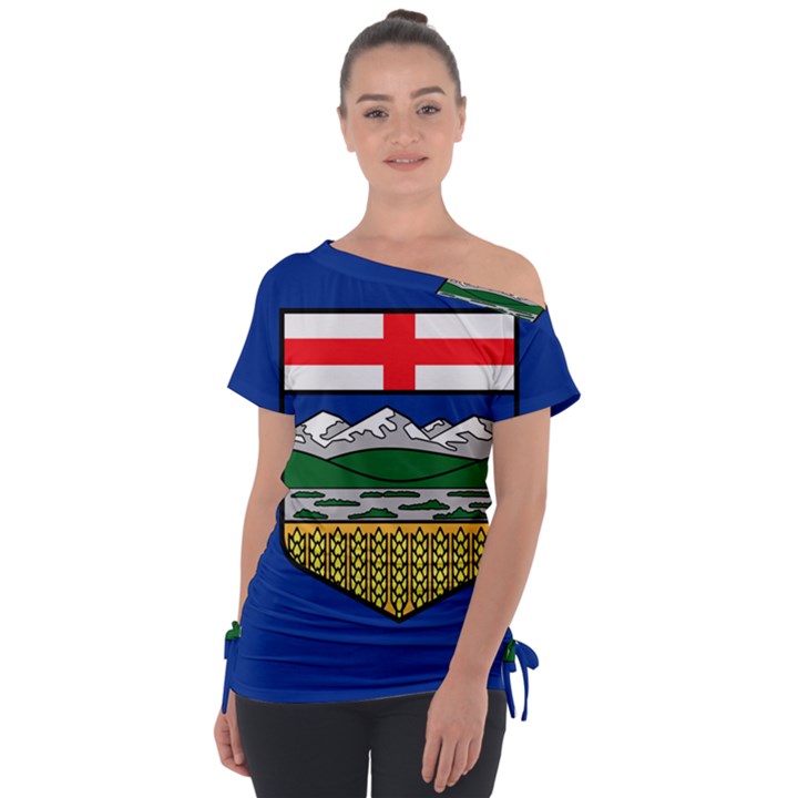 Flag of Alberta Tie-Up Tee