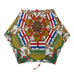 Coat Of Arms Of Alberta Mini Folding Umbrellas by abbeyz71