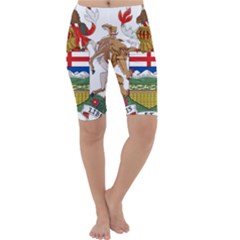 Coat Of Arms Of Alberta Cropped Leggings  by abbeyz71