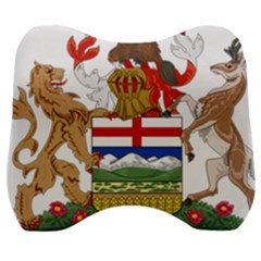 Coat Of Arms Of Alberta Velour Head Support Cushion