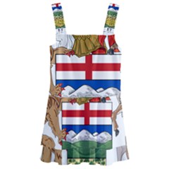 Coat Of Arms Of Alberta Kids  Layered Skirt Swimsuit by abbeyz71