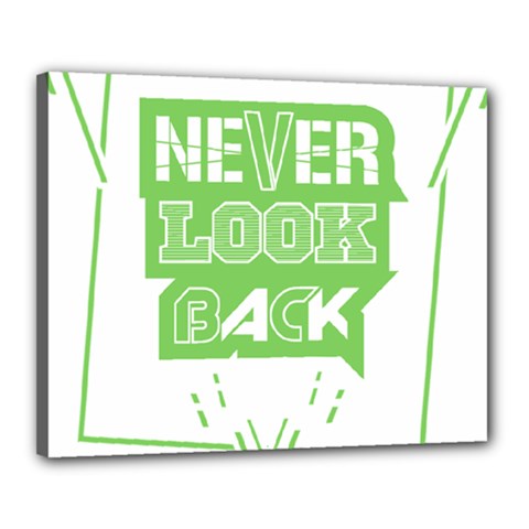 Never Look Back Canvas 20  X 16  (stretched) by Melcu