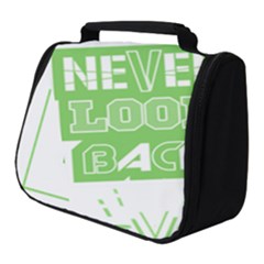 Never Look Back Full Print Travel Pouch (small) by Melcu