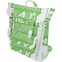 Never Look Back Buckle Up Backpack by Melcu