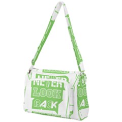 Never Look Back Front Pocket Crossbody Bag by Melcu