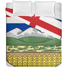 Provincial Shield of Alberta Duvet Cover Double Side (California King Size)