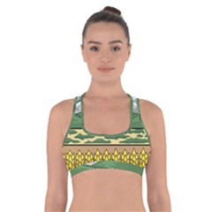 Provincial Shield of Alberta Cross Back Sports Bra