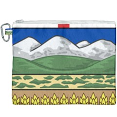 Provincial Shield of Alberta Canvas Cosmetic Bag (XXXL)