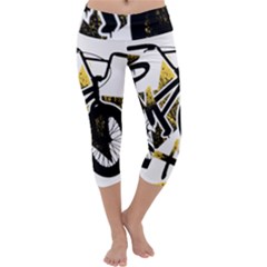 Bmx Capri Yoga Leggings by Melcu