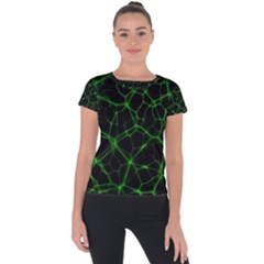 System Web Network Connection Short Sleeve Sports Top 