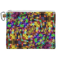 Color Mosaic Background Wall Canvas Cosmetic Bag (xxl) by Pakrebo