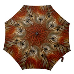 Pattern Background Swinging Design Hook Handle Umbrellas (Large)