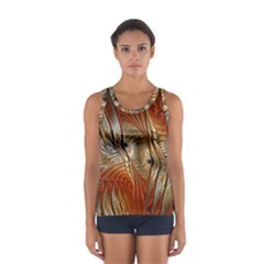 Pattern Background Swinging Design Sport Tank Top 