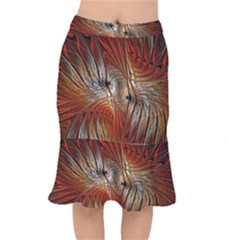 Pattern Background Swinging Design Mermaid Skirt