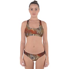 Pattern Background Swinging Design Cross Back Hipster Bikini Set by Pakrebo