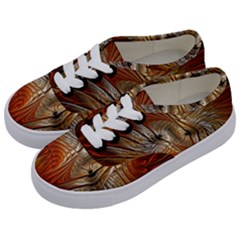 Pattern Background Swinging Design Kids  Classic Low Top Sneakers