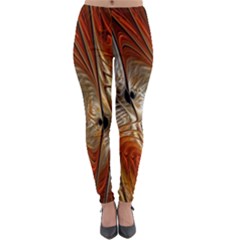 Pattern Background Swinging Design Lightweight Velour Leggings