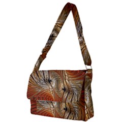 Pattern Background Swinging Design Full Print Messenger Bag