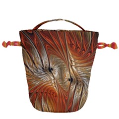 Pattern Background Swinging Design Drawstring Bucket Bag