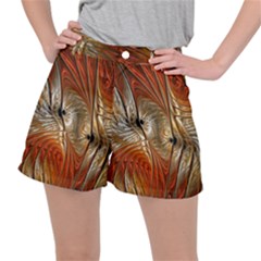 Pattern Background Swinging Design Stretch Ripstop Shorts