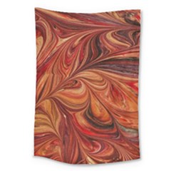 Marbled Paper Mottle Color Movement Large Tapestry by Pakrebo