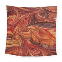 Marbled Paper Mottle Color Movement Square Tapestry (large)