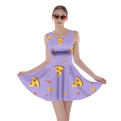 Piazza Pattern Violet 13k Piazza Pattern Violet Background Only Skater Dress by genx