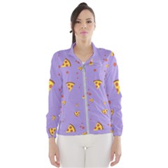 Piazza Pattern Violet 13k Piazza Pattern Violet Background Only Women s Windbreaker by genx