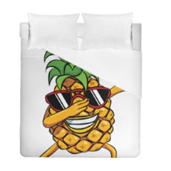 Dabbing Pineapple Sunglasses Shirt Aloha Hawaii Beach Gift Duvet Cover Double Side (full/ Double Size) by SilentSoulArts