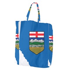 Flag Map Of Alberta Giant Grocery Tote by abbeyz71