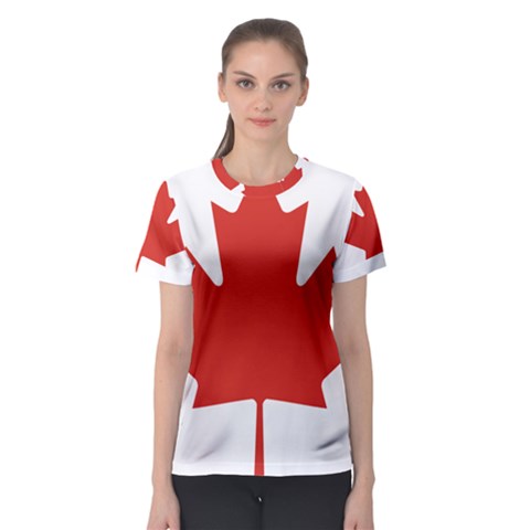 National Flag Of Canada Women s Sport Mesh Tee by abbeyz71