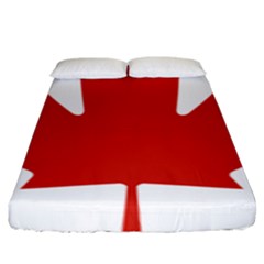 National Flag Of Canada Fitted Sheet (king Size) by abbeyz71