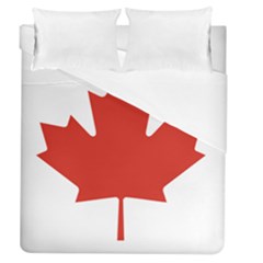 National Flag Of Canada Duvet Cover (queen Size) by abbeyz71