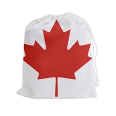 National Flag Of Canada Drawstring Pouch (xxl) by abbeyz71