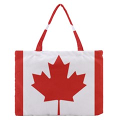 National Flag Of Canada Zipper Medium Tote Bag by abbeyz71