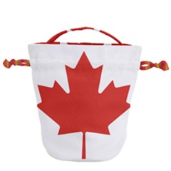 National Flag Of Canada Drawstring Bucket Bag by abbeyz71