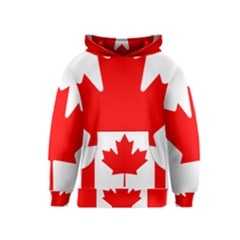 National Flag Of Canada Kids  Pullover Hoodie by abbeyz71