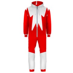 National Flag Of Canada Hooded Jumpsuit (men)  by abbeyz71