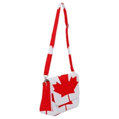 National Flag Of Canada Shoulder Bag With Back Zipper by abbeyz71