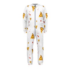 Pizza Pattern Pepperoni Cheese Funny Slices Onepiece Jumpsuit (kids) by genx