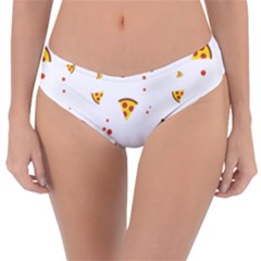 Pizza Pattern Pepperoni Cheese Funny Slices Reversible Classic Bikini Bottoms by genx