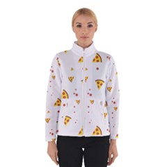 Pizza Pattern Pepperoni Cheese Funny Slices Winter Jacket by genx