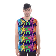 Dancing Men s Basketball Tank Top by ArtworkByPatrick