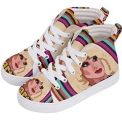 Katya Zamolodchikova Logo Kids  Hi-top Skate Sneakers by milliahood