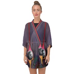 Tame Impala Half Sleeve Chiffon Kimono by milliahood